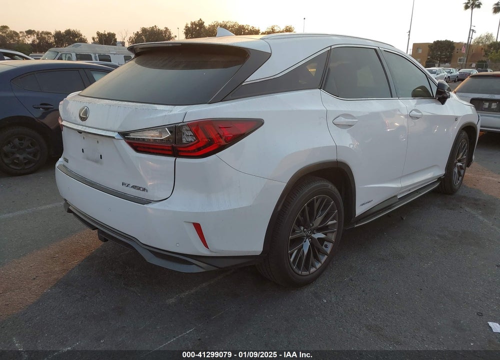 2019 LEXUS RX 450H F-SPORT VIN: 2T2BGMCAXKC036573