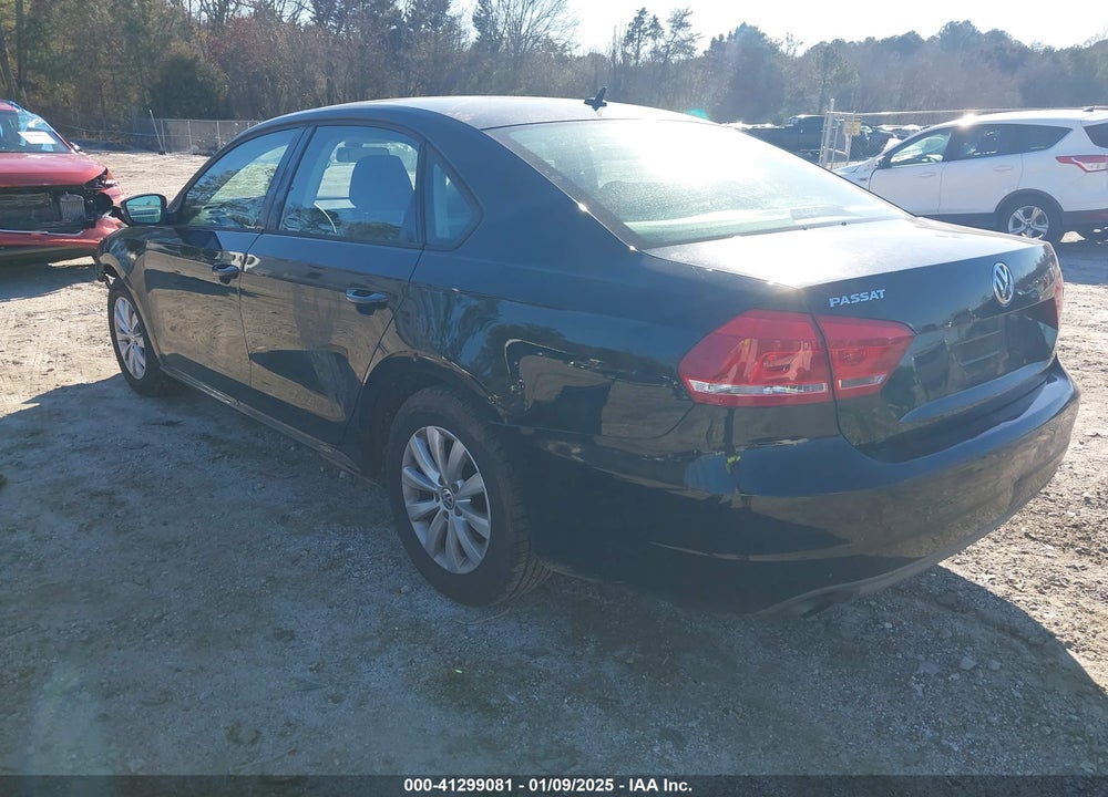 2013 VOLKSWAGEN PASSAT 2.5L S VIN: 1VWAH7A30DC073417