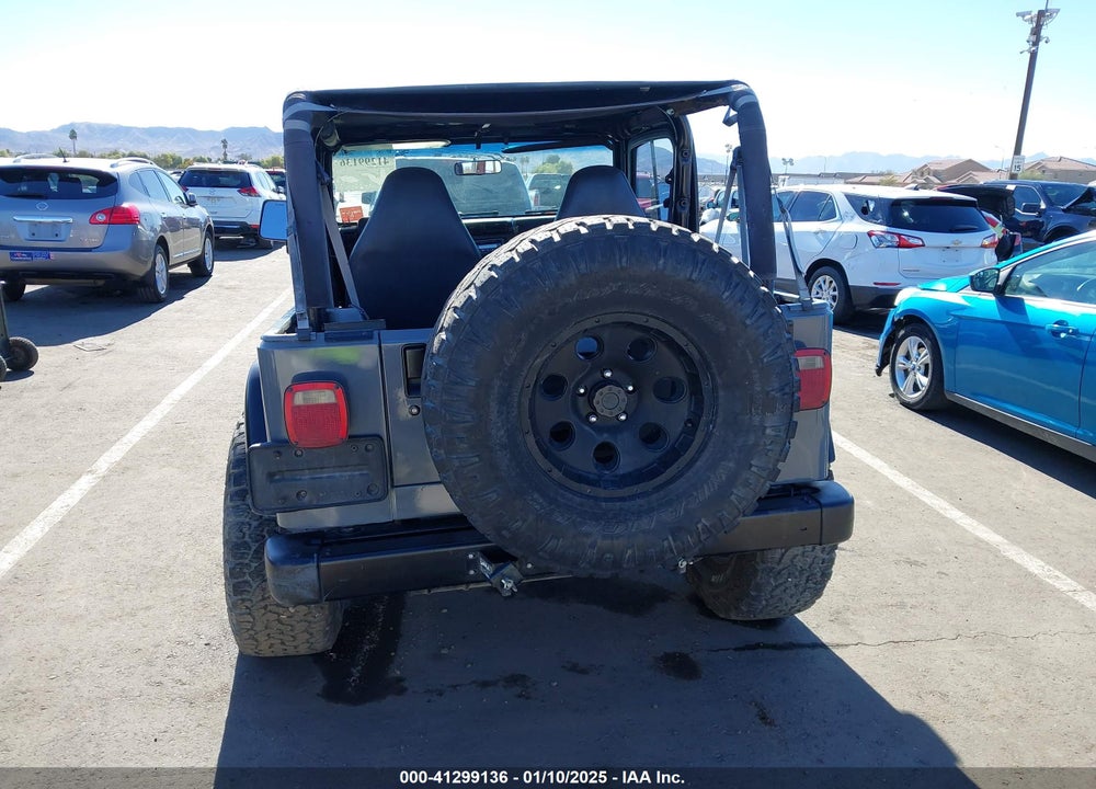 1999 JEEP WRANGLER SE VIN: 1J4FY29P9XP479416