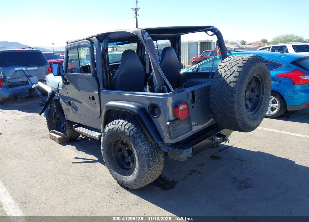 1999 JEEP WRANGLER SE VIN: 1J4FY29P9XP479416