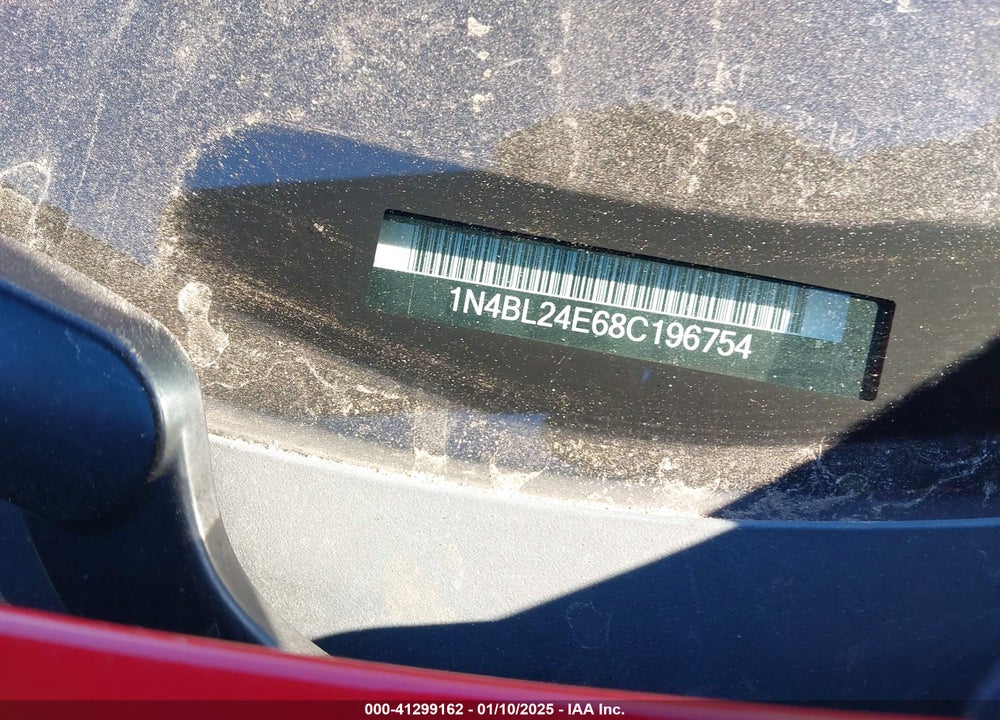 2008 NISSAN ALTIMA 3.5 SE VIN: 1N4BL24E68C196754