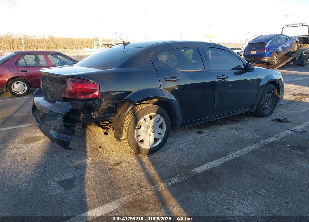 2013 DODGE AVENGER VIN: 1C3CDZAB1DN772753