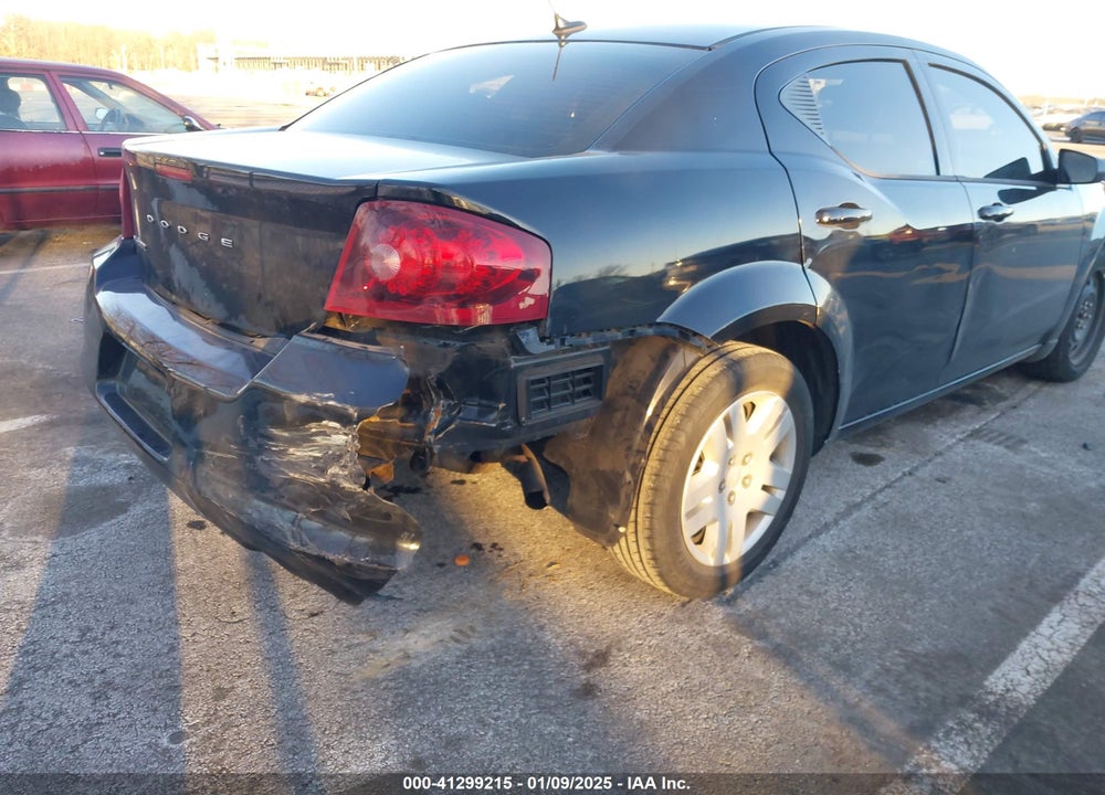 2013 DODGE AVENGER VIN: 1C3CDZAB1DN772753