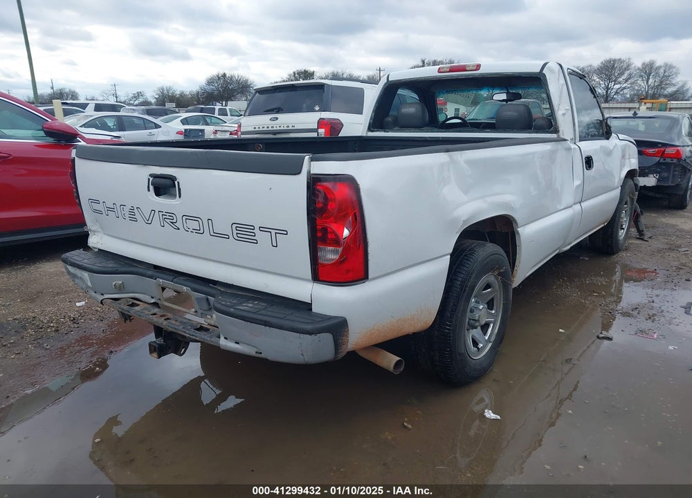 2005 CHEVROLET SILVERADO 1500 WORK TRUCK VIN: 1GCEC14V95Z147431