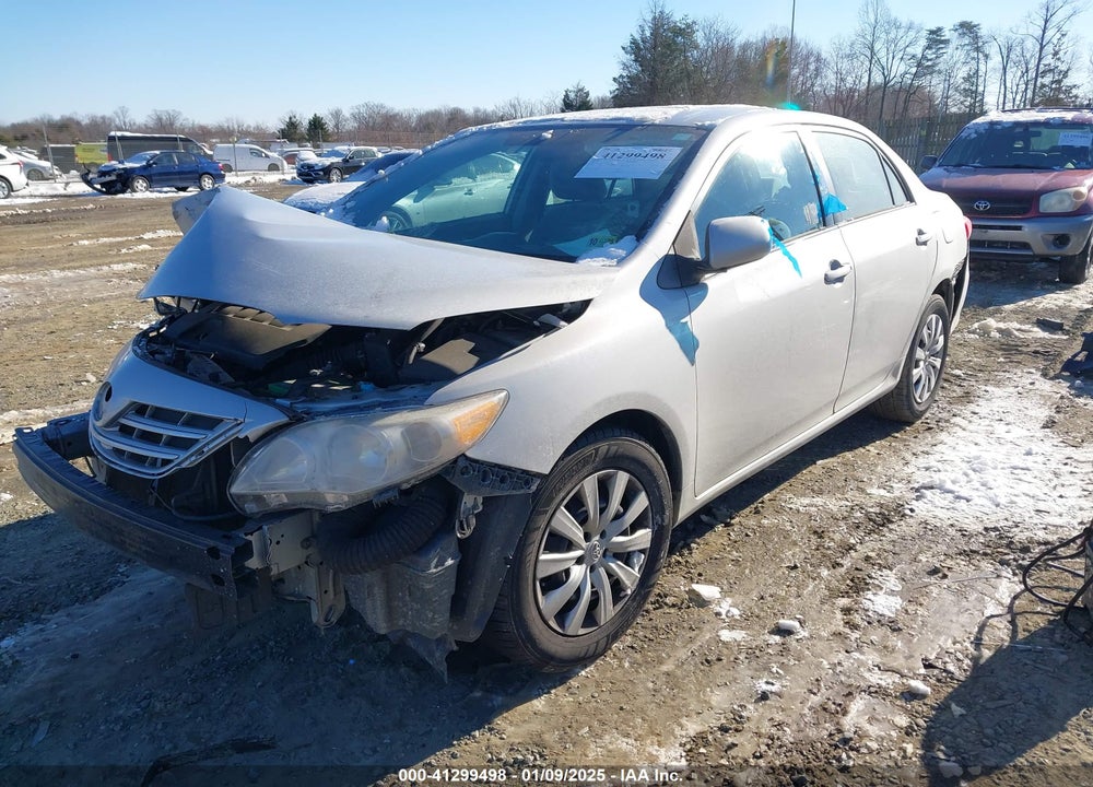 2013 TOYOTA COROLLA LE VIN: 2T1BU4EE0DC058257