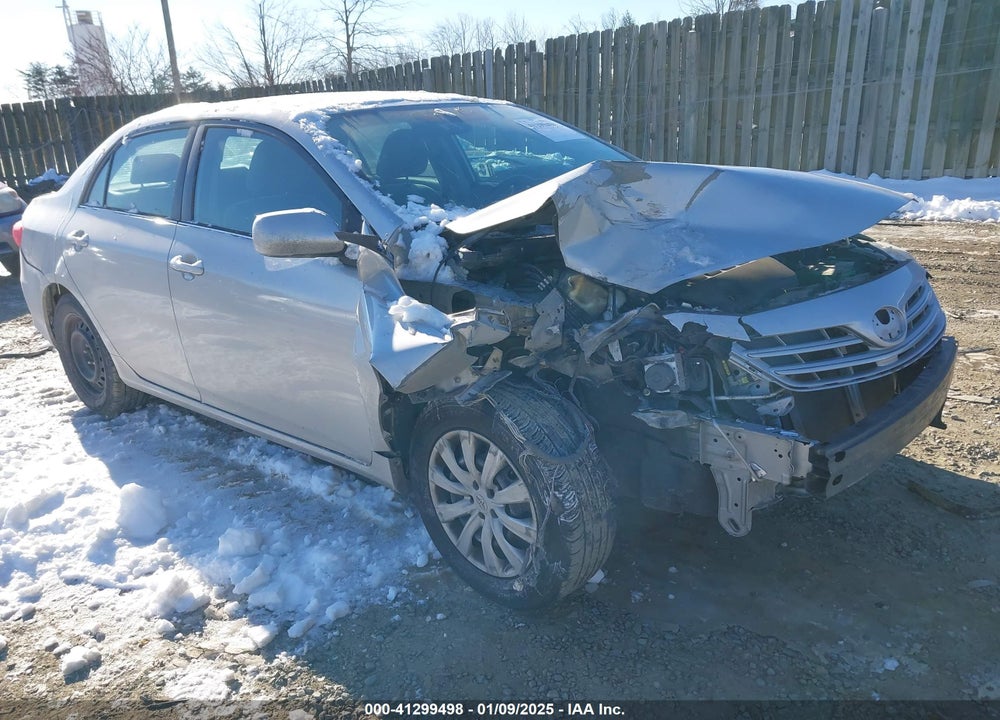 2013 TOYOTA COROLLA LE VIN: 2T1BU4EE0DC058257