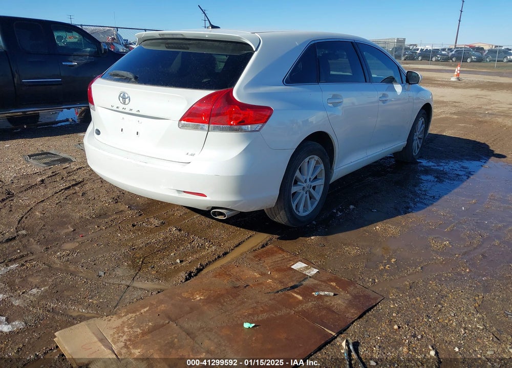 2012 TOYOTA VENZA LE VIN: 4T3ZA3BB9CU060654