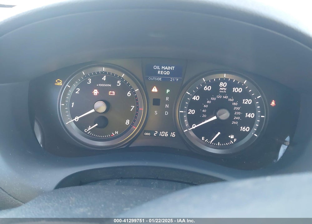 2008 LEXUS ES 350 VIN: JTHBJ46G882261716