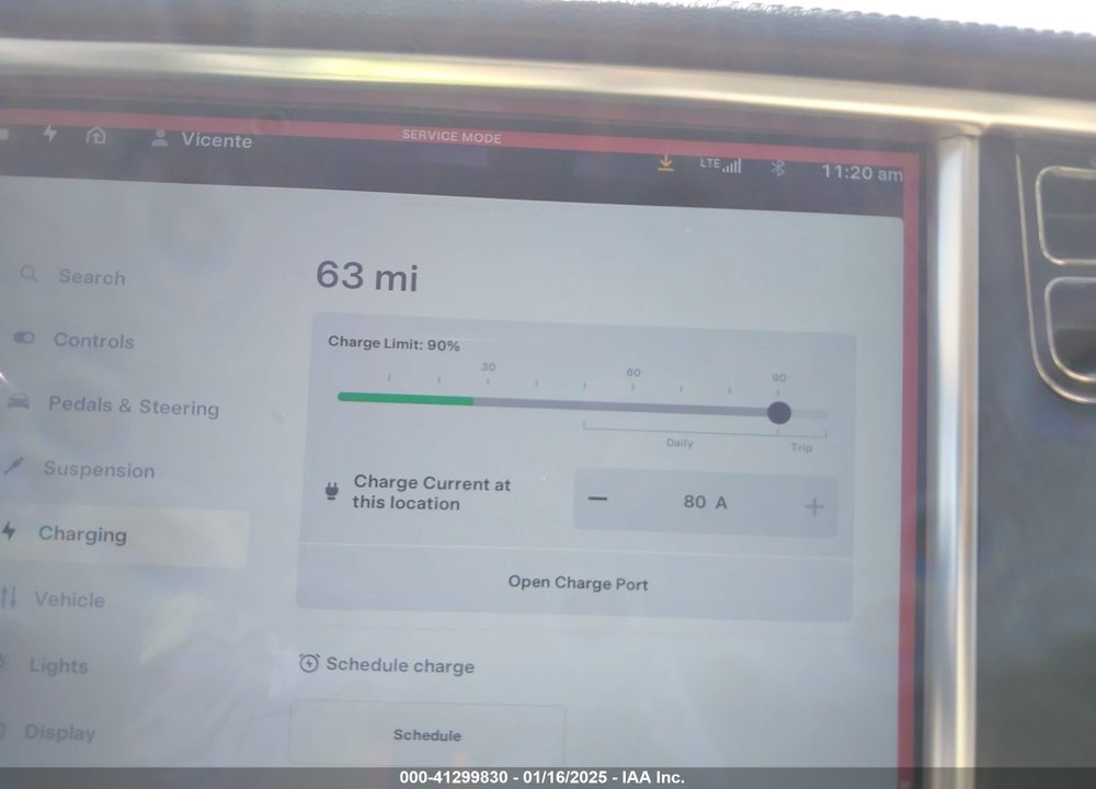 2013 TESLA MODEL S VIN: 5YJSA1DP9DFP04627