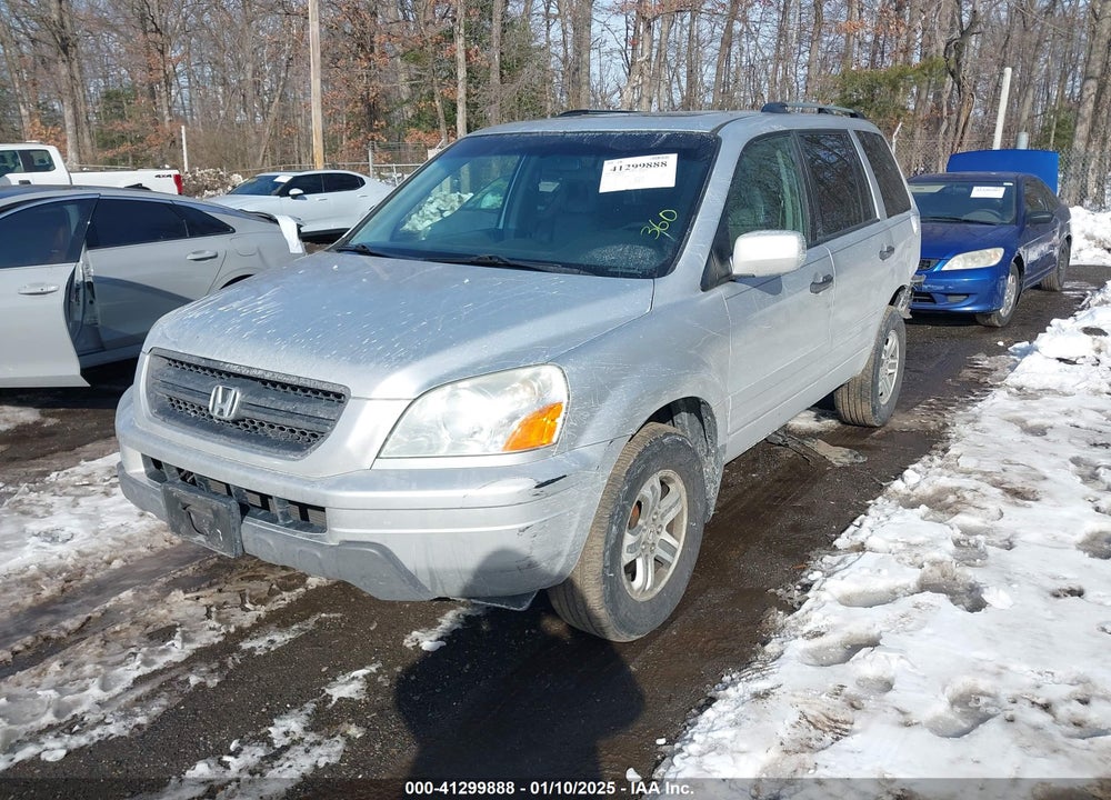 2005 HONDA PILOT EX-L VIN: 5FNYF18565B063068