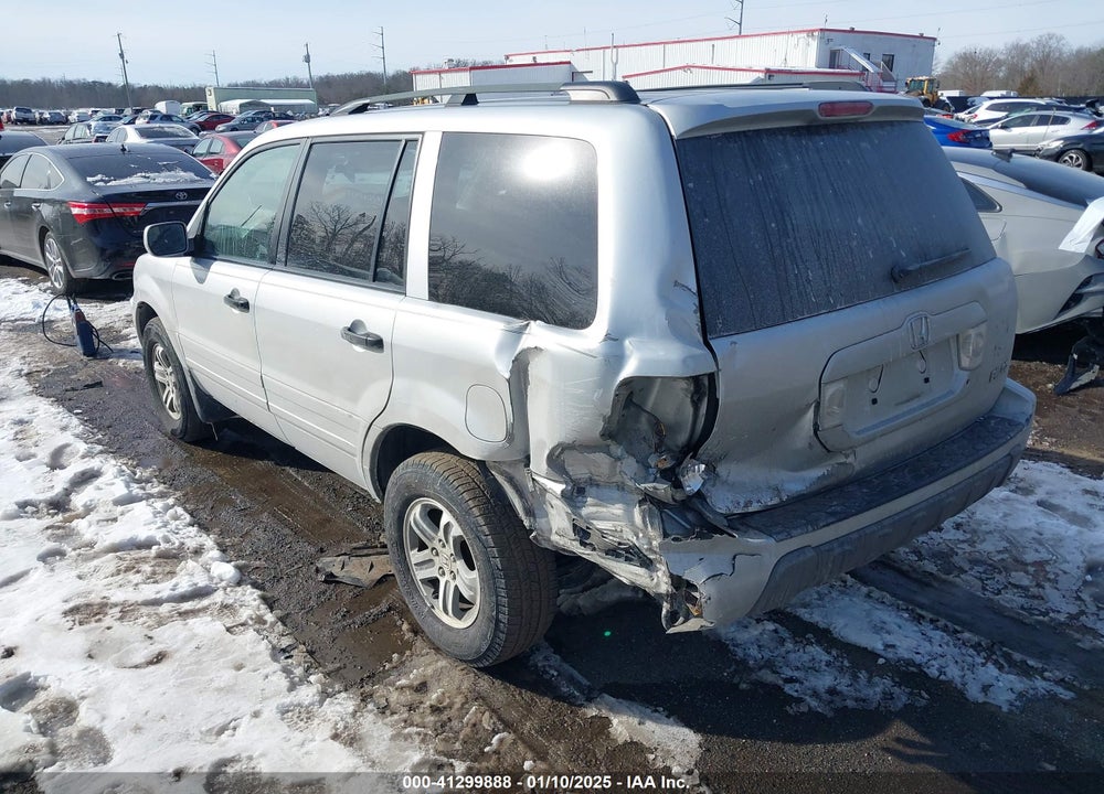 2005 HONDA PILOT EX-L VIN: 5FNYF18565B063068