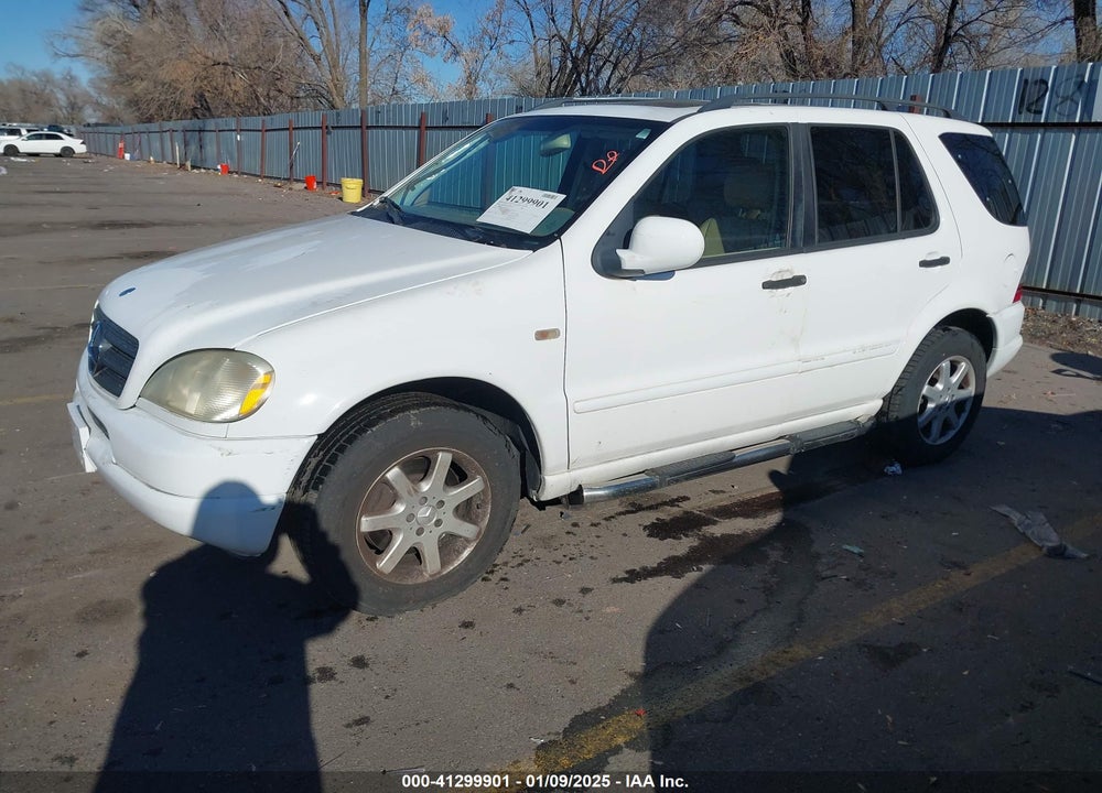 2000 MERCEDES-BENZ ML 430 VIN: 4JGAB72E7YA218678