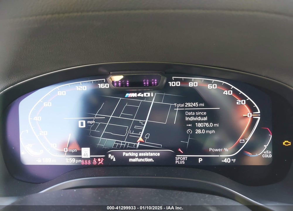 2022 BMW X4 M40I VIN: 5UX43DT02N9M75355