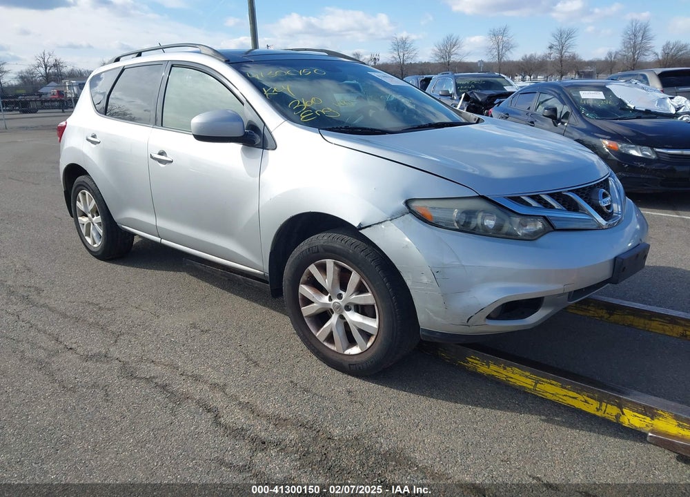 2013 NISSAN MURANO SL VIN: JN8AZ1MW7DW320633