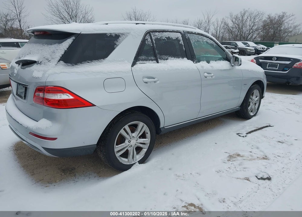2012 MERCEDES-BENZ ML 350 4MATIC VIN: 4JGDA5HB9CA025720