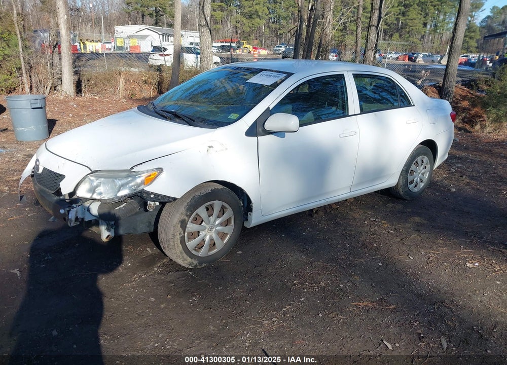 2009 TOYOTA COROLLA VIN: JTDBL40E499086165