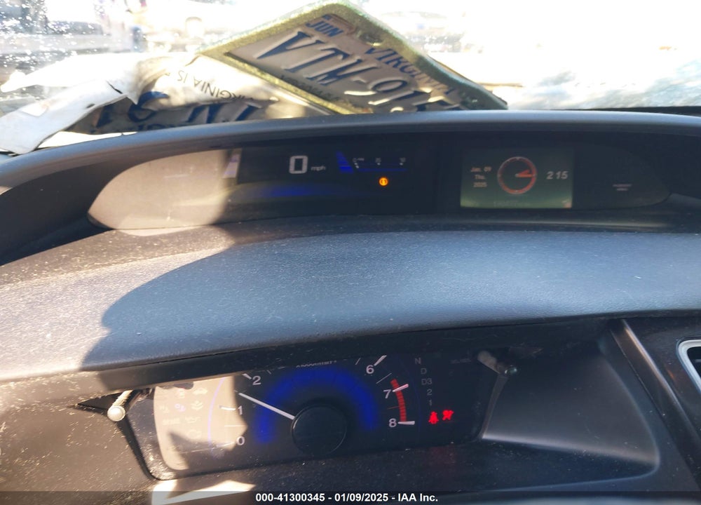 2013 HONDA CIVIC VIN: 19XFB2F9XDE232608