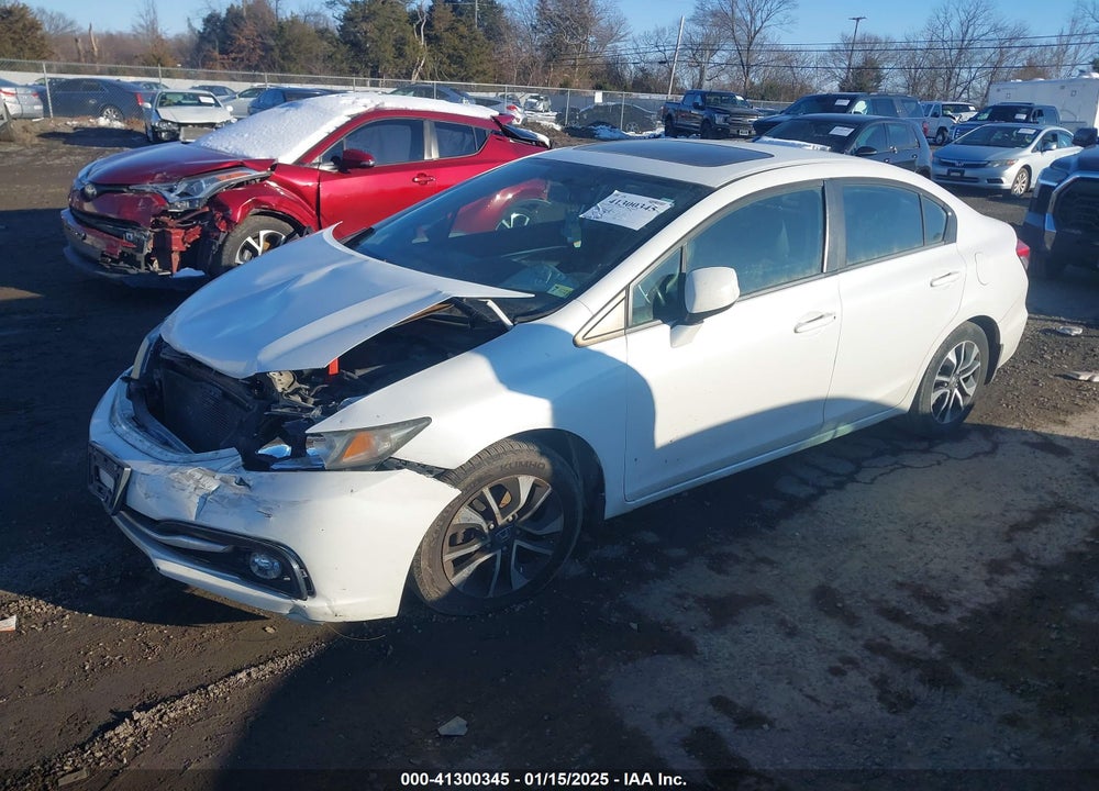 2013 HONDA CIVIC VIN: 19XFB2F9XDE232608