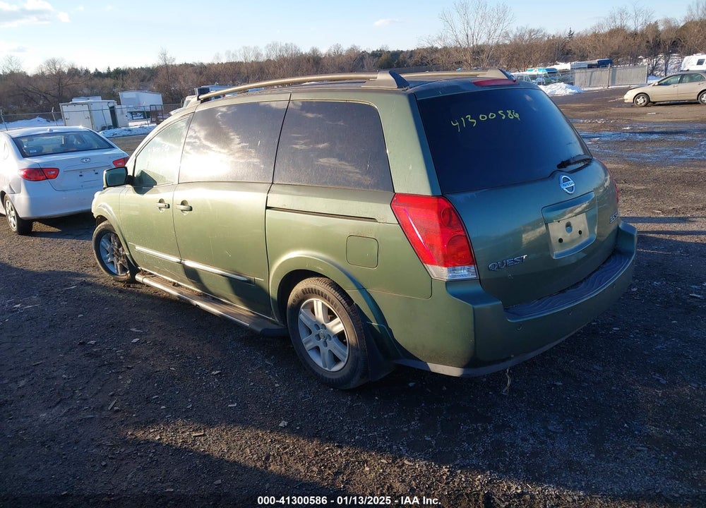 2004 NISSAN QUEST 3.5 SL VIN: 5N1BV28U64N332378