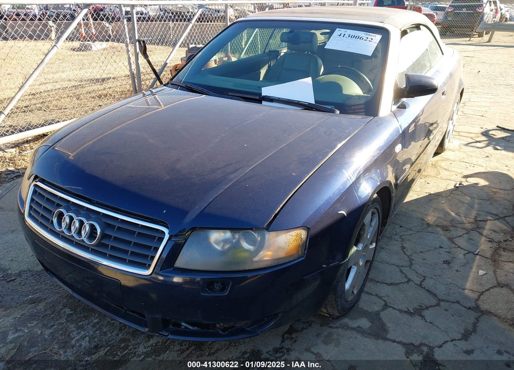 2006 AUDI A4 VIN: WAUAC48H96K011179