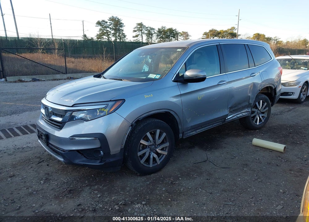 2020 HONDA PILOT AWD EX VIN: 5FNYF6H38LB059869