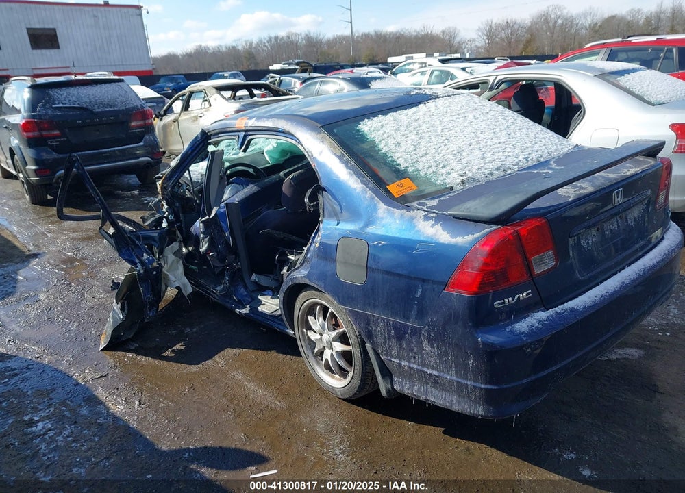2004 HONDA CIVIC LX VIN: 2HGES16514H608119