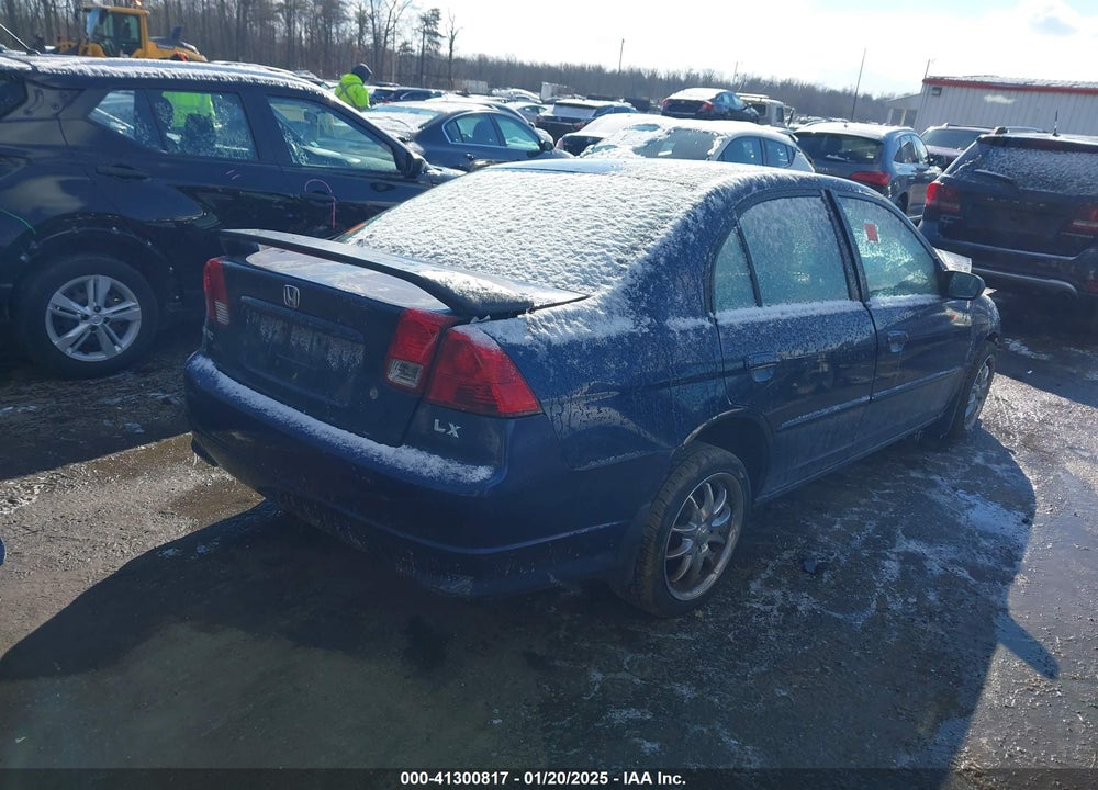 2004 HONDA CIVIC LX VIN: 2HGES16514H608119