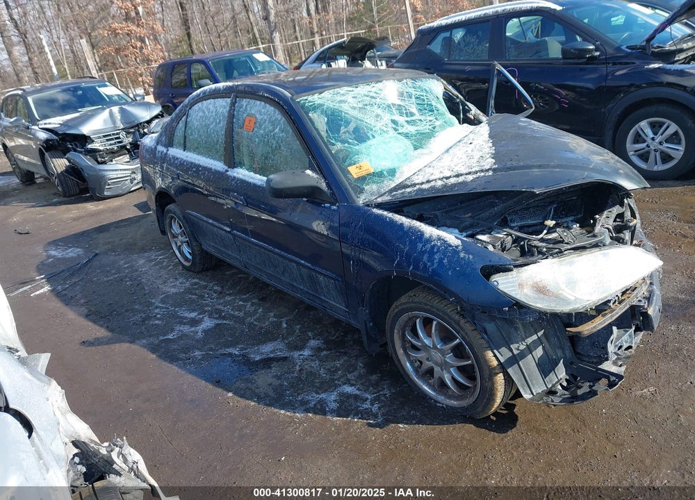 2004 HONDA CIVIC LX VIN: 2HGES16514H608119