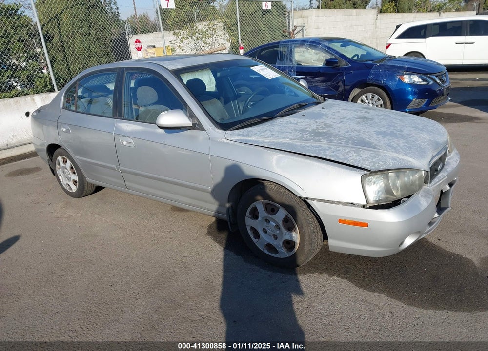2001 HYUNDAI ELANTRA GLS VIN: KMHDN45DX1U236991