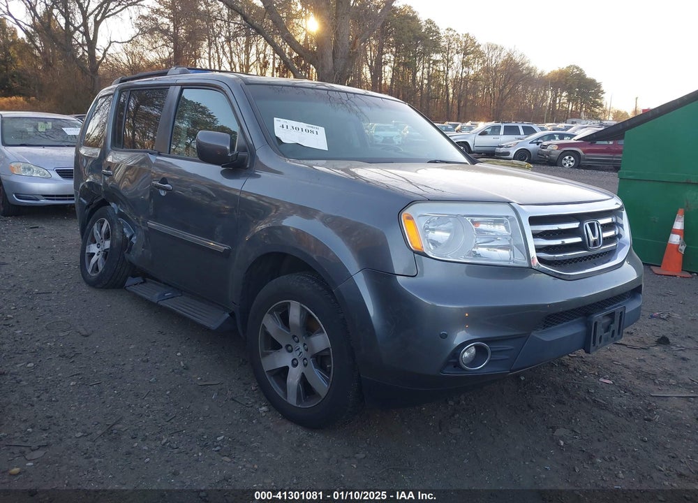 2012 HONDA PILOT TOURING VIN: 5FNYF4H99CB010253