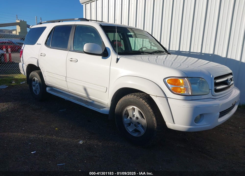 2002 TOYOTA SEQUOIA LIMITED V8 VIN: 5TDBT48A02S064544
