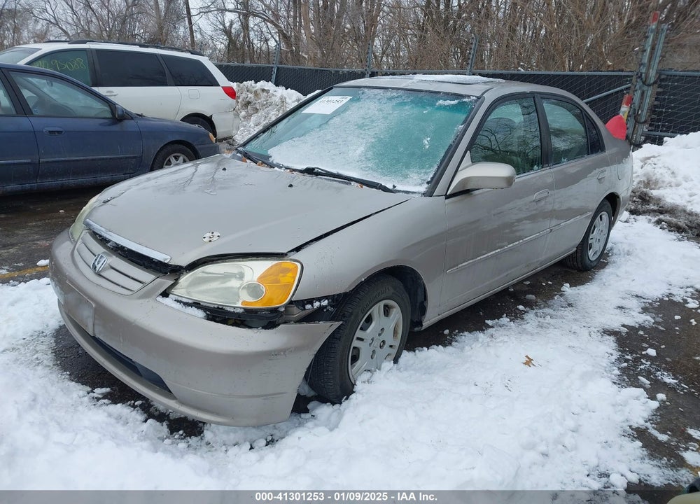 2002 HONDA CIVIC EX VIN: 1HGES26732L015658