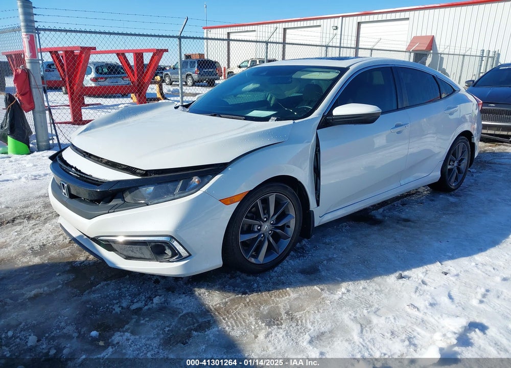 2019 HONDA CIVIC EX VIN: 19XFC1F32KE011696