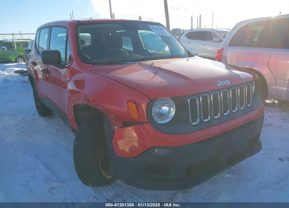 2015 JEEP RENEGADE SPORT VIN: ZACCJBATXFPC20036