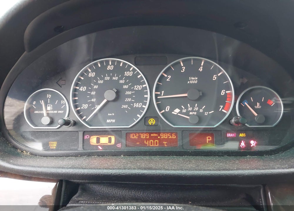 2002 BMW 330CI VIN: WBABS53422JU89588
