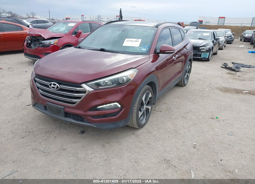 2016 HYUNDAI TUCSON LIMITED VIN: KM8J33A28GU074746