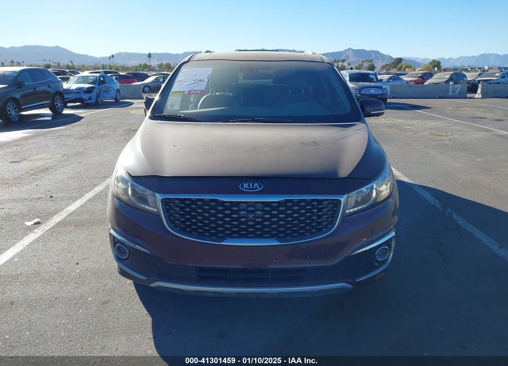 2015 KIA SEDONA SX LUXURY VIN: KNDME5C15F6046322