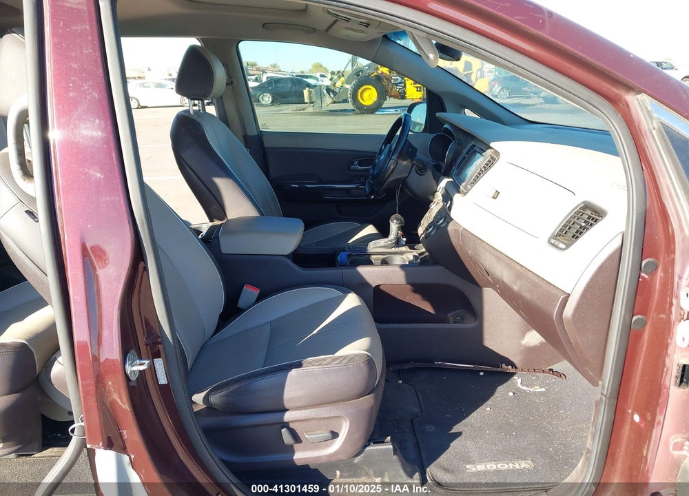 2015 KIA SEDONA SX LUXURY VIN: KNDME5C15F6046322