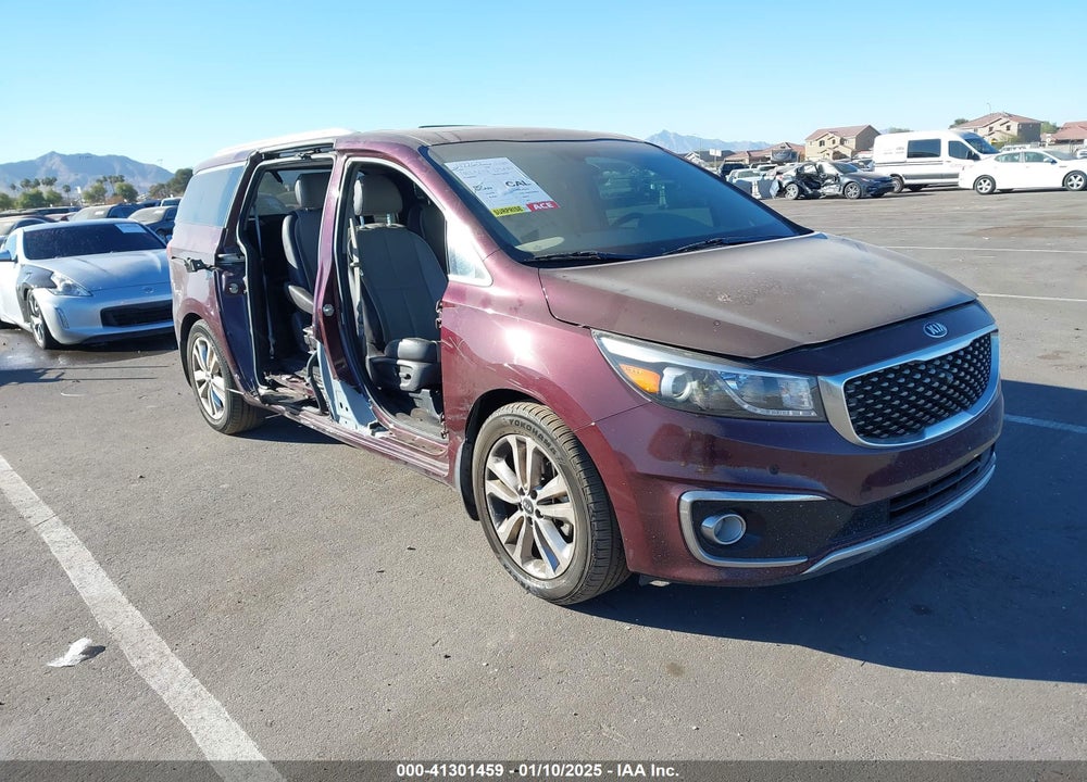 2015 KIA SEDONA SX LUXURY VIN: KNDME5C15F6046322