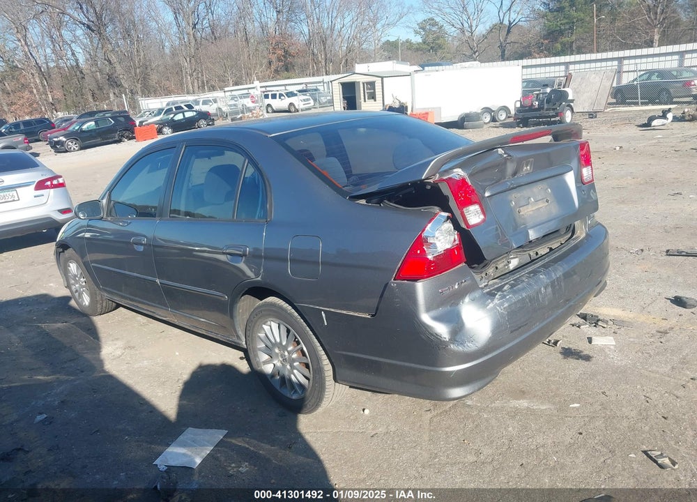 2005 HONDA CIVIC EX VIN: 1HGES25715L008505