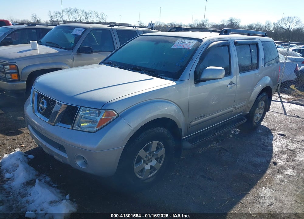2005 NISSAN PATHFINDER SE OFF ROAD VIN: 5N1AR18U95C742938
