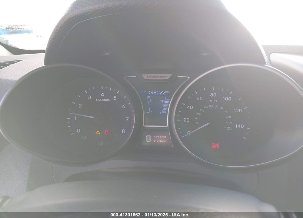 2013 HYUNDAI VELOSTER TURBO W/BLACK VIN: KMHTC6AE9DU180638