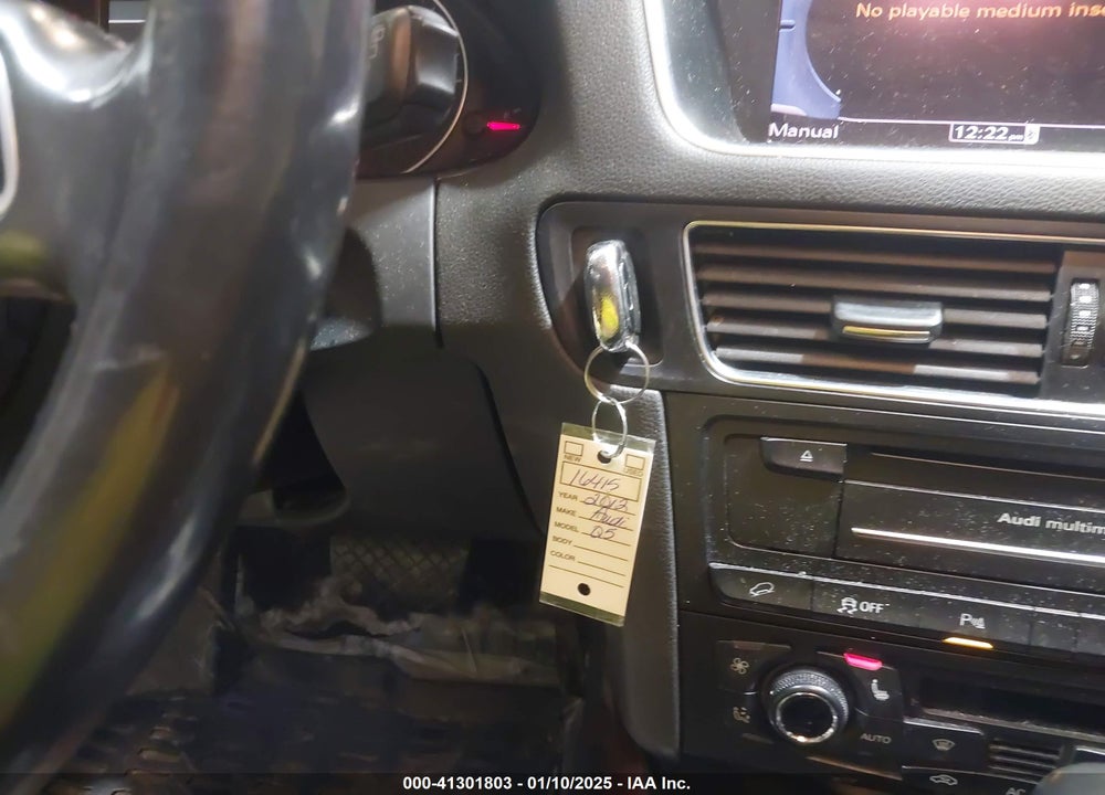 2012 AUDI Q5 VIN: WA1DKAFP4CA092812