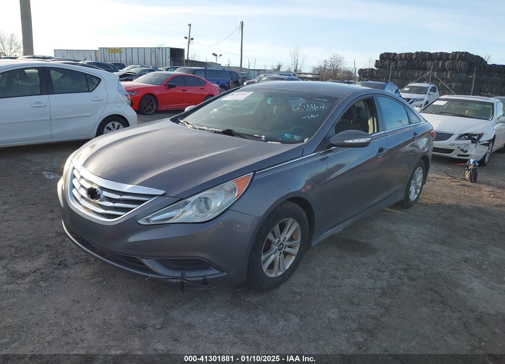 2014 HYUNDAI SONATA GLS VIN: 5NPEB4AC4EH884860