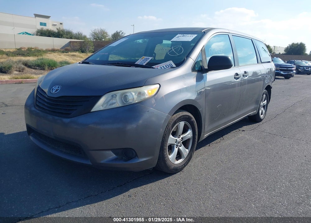 2011 TOYOTA SIENNA BASE V6 VIN: 5TDZK3DC5BS004441