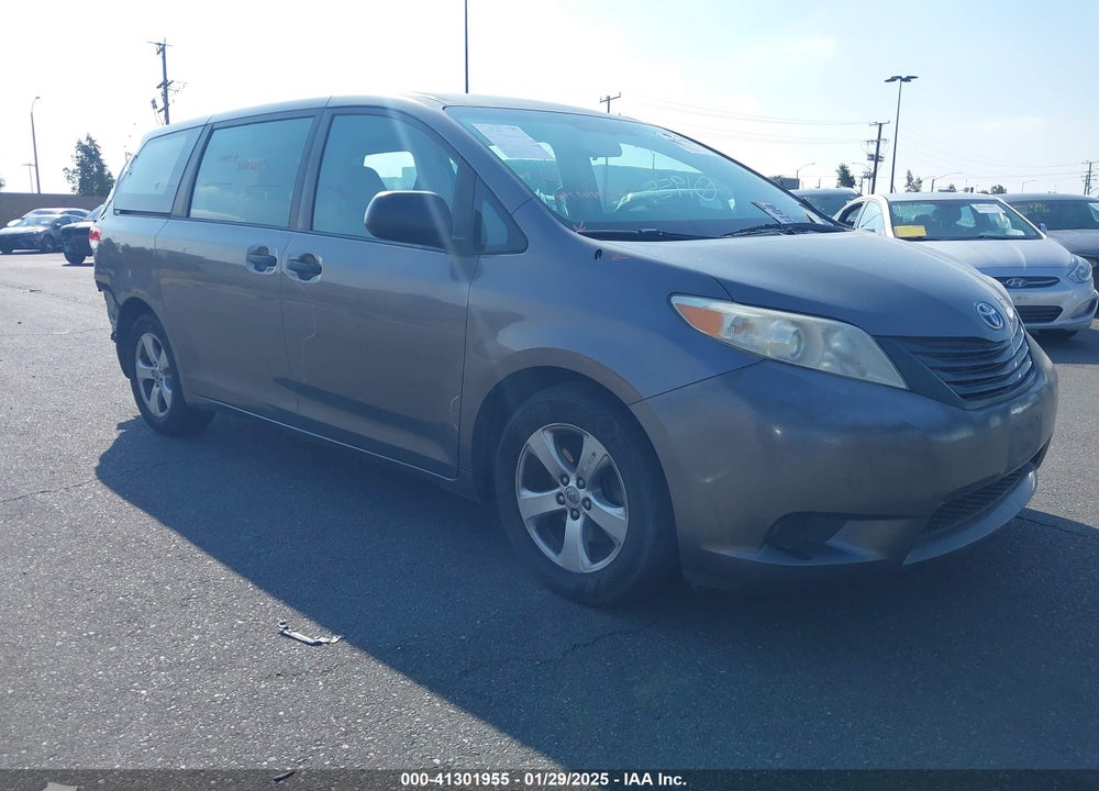 2011 TOYOTA SIENNA BASE V6 VIN: 5TDZK3DC5BS004441
