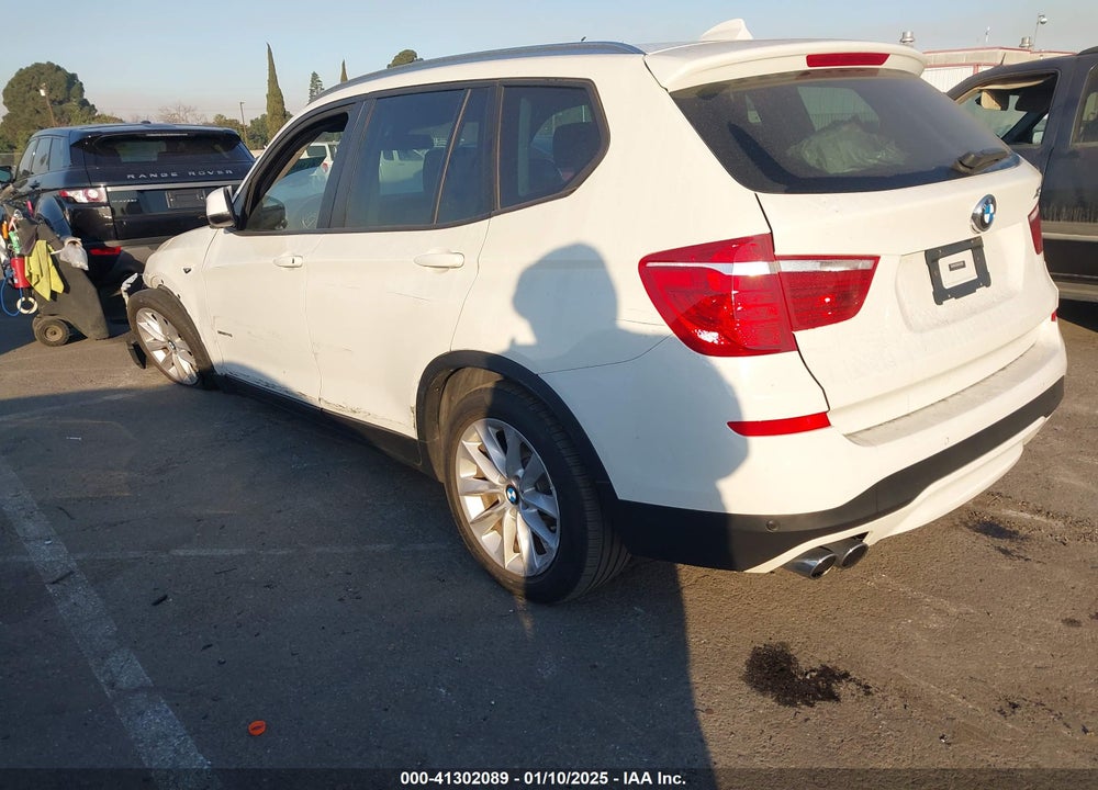2017 BMW X3 SDRIVE28I VIN: 5UXWZ7C31H0V89374