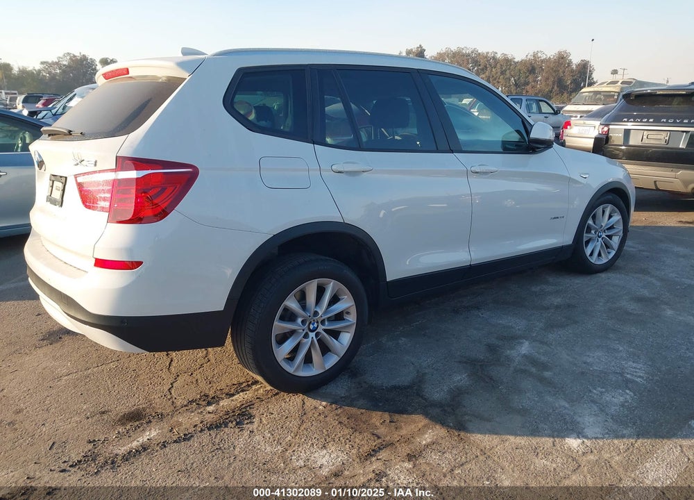 2017 BMW X3 SDRIVE28I VIN: 5UXWZ7C31H0V89374