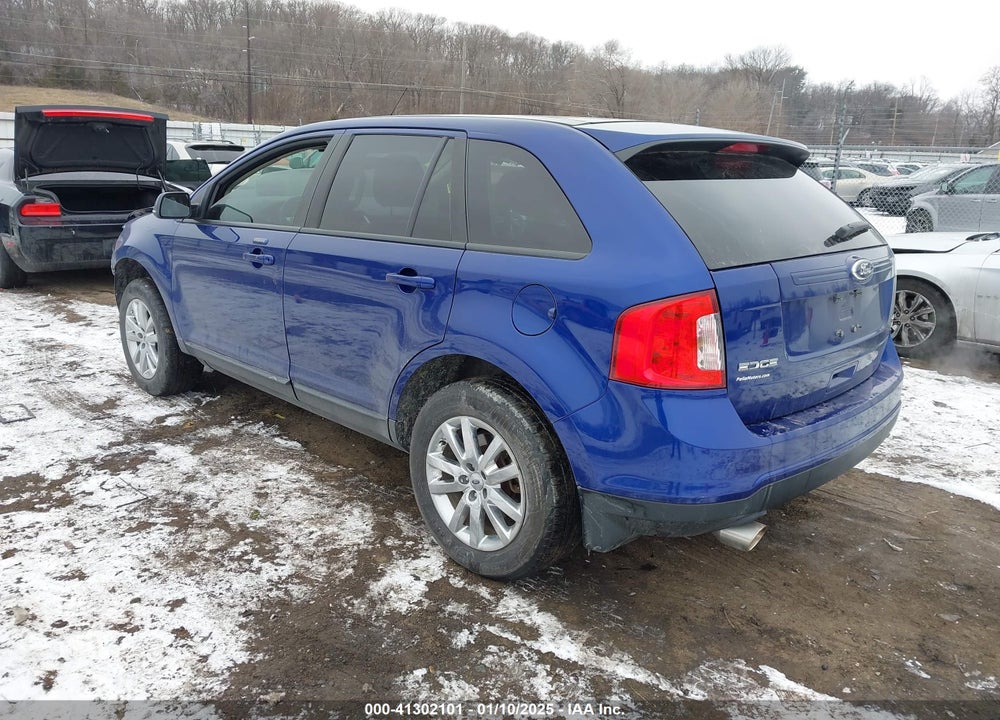 2013 FORD EDGE SEL VIN: 2FMDK4JC4DBE29749
