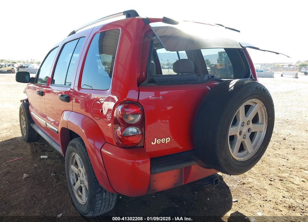 2005 JEEP LIBERTY LIMITED EDITION VIN: 1J8GK58K45W520114